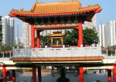 3. Honkongas, Yip Man kapas, Daosų Fung Ying Seen Koon šventykla